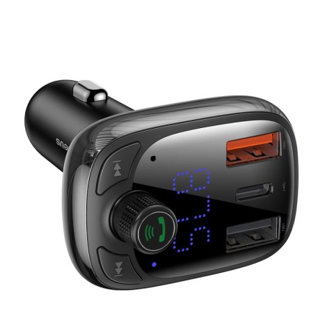 Transmiter Bluetooth / ładowarka do samochodu Baseus S-13 (Overseas Edition) - czarny Transmiter Bluetooth / ładowarka do samochodu Baseus S-13 (Overseas Edition) - czarny