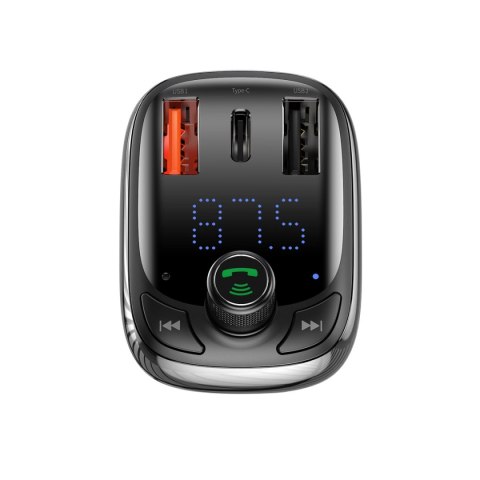 Transmiter Bluetooth / ładowarka do samochodu Baseus S-13 (Overseas Edition) - czarny Transmiter Bluetooth / ładowarka do samochodu Baseus S-13 (Overseas Edition) - czarny