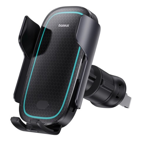 Uchwyt samochodowy Baseus Milky Way Pro Series BS-CM023 na kratkę nawiewu z ładowarką indukcyjną 15W - czarny Uchwyt samochodowy Baseus Milky Way Pro Series BS-CM023 na kratkę nawiewu z ładowarką indukcyjną 15W - czarny