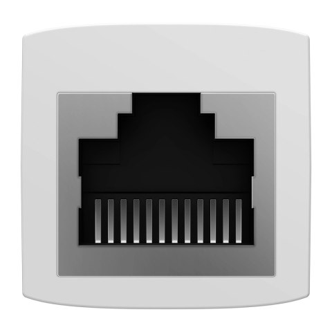 Złączka sieciowa łącznik kabli Ethernet RJ-45 Baseus AirJoy Series 10 szt. - biała Złączka sieciowa łącznik kabli Ethernet RJ-45 Baseus AirJoy Series 10 szt. - biała
