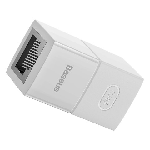 Złączka sieciowa łącznik kabli Ethernet RJ-45 Baseus AirJoy Series 10 szt. - biała Złączka sieciowa łącznik kabli Ethernet RJ-45 Baseus AirJoy Series 10 szt. - biała