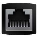 Złączka sieciowa łącznik kabli Ethernet RJ-45 Baseus AirJoy Series 10 szt. - czarna