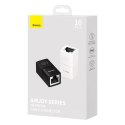 Złączka sieciowa łącznik kabli Ethernet RJ-45 Baseus AirJoy Series 10 szt. - czarna