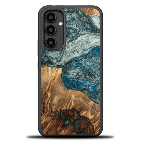 Etui Bewood Unique Planeta Ziemia z drewna i żywicy na Samsung Galaxy A54 5G - niebiesko-zielone Etui Bewood Unique Planeta Ziemia z drewna i żywicy na Samsung Galaxy A54 5G - niebiesko-zielone