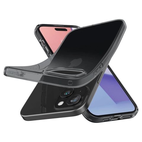 Etui Spigen Crystal Flex na iPhone 15 Plus - szaro-przezroczyste Etui Spigen Crystal Flex na iPhone 15 Plus - szaro-przezroczyste