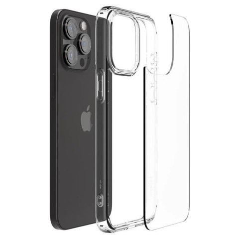 Etui Spigen Crystal Hybrid na iPhone 15 Pro Max - przezroczyste Etui Spigen Crystal Hybrid na iPhone 15 Pro Max - przezroczyste