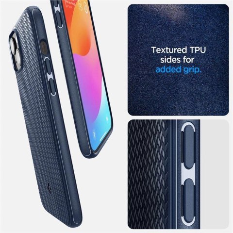Etui Spigen Mag Armor z MagSafe na iPhone 15 Plus - niebieskie Etui Spigen Mag Armor z MagSafe na iPhone 15 Plus - niebieskie