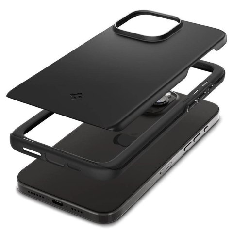Etui Spigen Thin Fit na iPhone 15 Pro Max - czarne Etui Spigen Thin Fit na iPhone 15 Pro Max - czarne