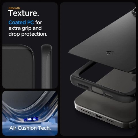 Etui Spigen Thin Fit na iPhone 15 Pro Max - czarne Etui Spigen Thin Fit na iPhone 15 Pro Max - czarne