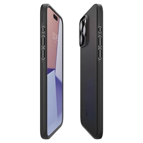 Etui Spigen Thin Fit na iPhone 15 Pro Max - czarne Etui Spigen Thin Fit na iPhone 15 Pro Max - czarne