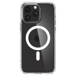 Etui Spigen Ultra Hybrid Mag z MagSafe na iPhone 15 Pro - białe