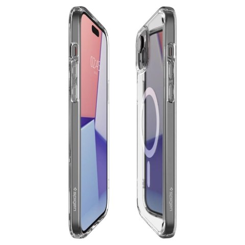 Etui Spigen Ultra Hybrid Mag z MagSafe na iPhone 15 - białe Etui Spigen Ultra Hybrid Mag z MagSafe na iPhone 15 - białe