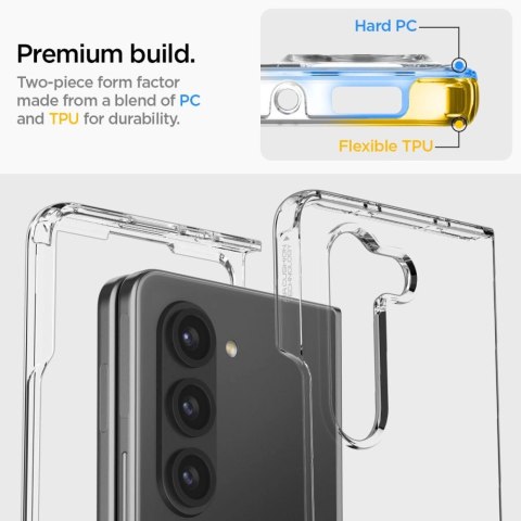 Etui Spigen Ultra Hybrid na Samsung Galaxy Z Fold 5 - przezroczyste Etui Spigen Ultra Hybrid na Samsung Galaxy Z Fold 5 - przezroczyste