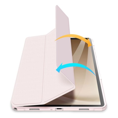 Etui z klapką podstawką Dux Ducis Toby do Samsung Galaxy Tab A9+ - różowe Etui z klapką podstawką Dux Ducis Toby do Samsung Galaxy Tab A9+ - różowe