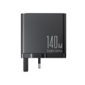 Ładowarka GaN UK Joyroom JR-TCG05UK 140W 3x USB-C USB-A + kabel USB-C / USB-C 240W 1.2m