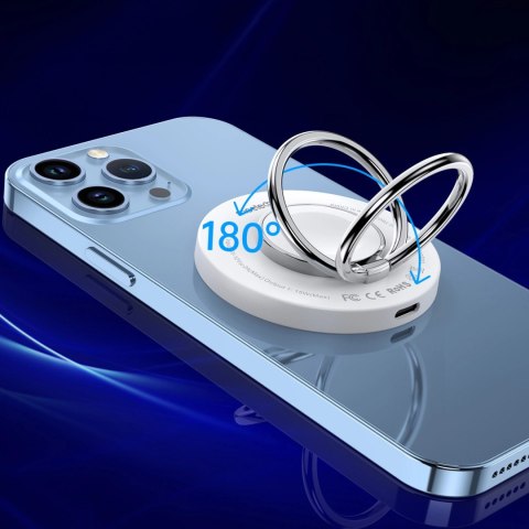 Ładowarka indukcyjna Choetech T603-F MagSafe z uchwytem - biała Ładowarka indukcyjna Choetech T603-F MagSafe z uchwytem - biała