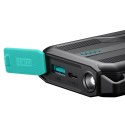 Powerbank 10000mAh Joyroom JR-L016 z wbudowanymi kablami USB-C/micro USB/Lightning - czarny