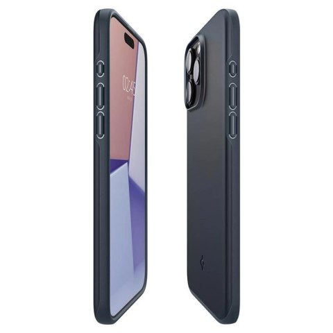 Etui Spigen Thin Fit na iPhone 15 Pro Max - czarny metal Etui Spigen Thin Fit na iPhone 15 Pro Max - czarny metal