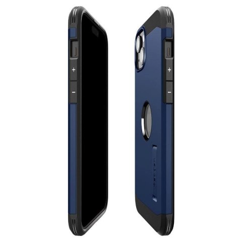 Etui Spigen Tough Armor MagSafe z podstawką na iPhone 15 Plus - niebieskie Etui Spigen Tough Armor MagSafe z podstawką na iPhone 15 Plus - niebieskie