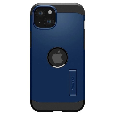 Etui Spigen Tough Armor MagSafe z podstawką na iPhone 15 Plus - niebieskie Etui Spigen Tough Armor MagSafe z podstawką na iPhone 15 Plus - niebieskie