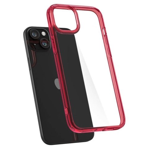 Etui Spigen Ultra Hybrid na iPhone 15 Plus - czerwone Etui Spigen Ultra Hybrid na iPhone 15 Plus - czerwone