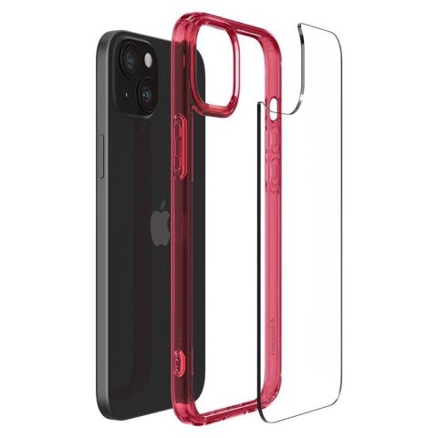 Etui Spigen Ultra Hybrid na iPhone 15 Plus - czerwone Etui Spigen Ultra Hybrid na iPhone 15 Plus - czerwone