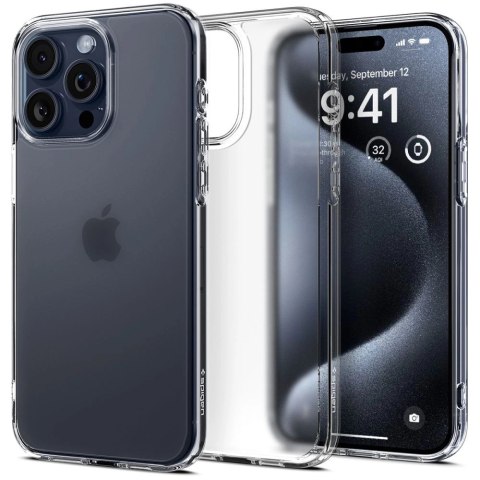 Etui Spigen Ultra Hybrid na iPhone 15 Pro - przezroczysto-matowe Etui Spigen Ultra Hybrid na iPhone 15 Pro - przezroczysto-matowe