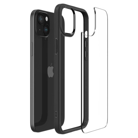 Etui Spigen Ultra Hybrid na iPhone 15 - czarny mat Etui Spigen Ultra Hybrid na iPhone 15 - czarny mat