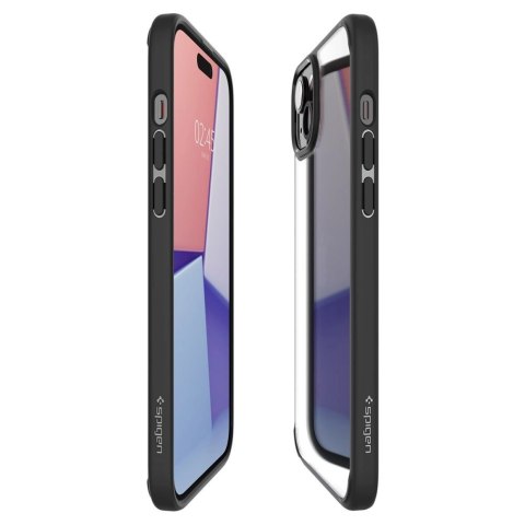 Etui Spigen Ultra Hybrid na iPhone 15 - czarny mat Etui Spigen Ultra Hybrid na iPhone 15 - czarny mat