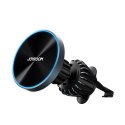 Joyroom magnetyczny uchwyt samochodowy bezprzewodowa ładowarka 15W na kratkę wentylacyjną nawiew czarna (JR-ZS240 Pro)