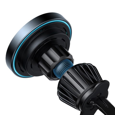 Joyroom magnetyczny uchwyt samochodowy bezprzewodowa ładowarka 15W na kratkę wentylacyjną nawiew czarna (JR-ZS240 Pro) Joyroom magnetyczny uchwyt samochodowy bezprzewodowa ładowarka 15W na kratkę wentylacyjną nawiew czarna (JR-ZS240 Pro)