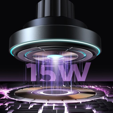 Joyroom magnetyczny uchwyt samochodowy bezprzewodowa ładowarka 15W na kratkę wentylacyjną nawiew czarna (JR-ZS240 Pro) Joyroom magnetyczny uchwyt samochodowy bezprzewodowa ładowarka 15W na kratkę wentylacyjną nawiew czarna (JR-ZS240 Pro)