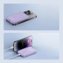 Mini powerbank Baseus 5000mAh 20W + kabel USB-C (20V/3A) - fioletowy