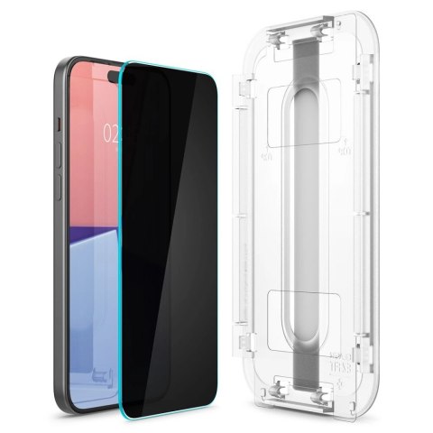 SZKŁO HARTOWANE SPIGEN GLAS.TR "EZ FIT" 2-PACK IPHONE 15 PLUS / 16 PLUS PRIVACY SZKŁO HARTOWANE SPIGEN GLAS.TR "EZ FIT" 2-PACK IPHONE 15 PLUS / 16 PLUS PRIVACY