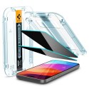SZKŁO HARTOWANE SPIGEN GLAS.TR "EZ FIT" 2-PACK IPHONE 15 PLUS / 16 PLUS PRIVACY