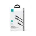 Kabel Joyroom Speedy Series S-A21 2w1 USB-C - USB-C / USB-C 100W 1.5m - czarny