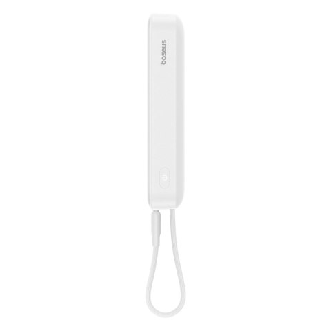 Powerbank Baseus Magnetic Mini MagSafe 10000mAh 30W z wbudowanym kablem USB-C - biały + kabel Baseus Simple Series USB-C - USB-C Powerbank Baseus Magnetic Mini MagSafe 10000mAh 30W z wbudowanym kablem USB-C - biały + kabel Baseus Simple Series USB-C - USB-C