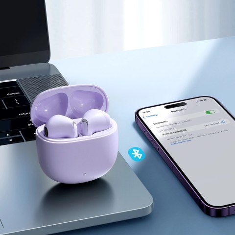 Słuchawki bezprzewodowe TWS Joyroom Funpods Series JR-FB1 Bluetooth 5.3 - fioletowe Słuchawki bezprzewodowe TWS Joyroom Funpods Series JR-FB1 Bluetooth 5.3 - fioletowe