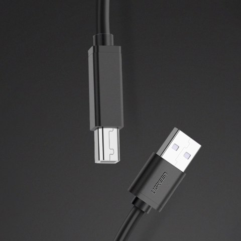Kabel do drukarki Ugreen US122 USB-B USB-A 2.0 15m - czarny Kabel do drukarki Ugreen US122 USB-B USB-A 2.0 15m - czarny