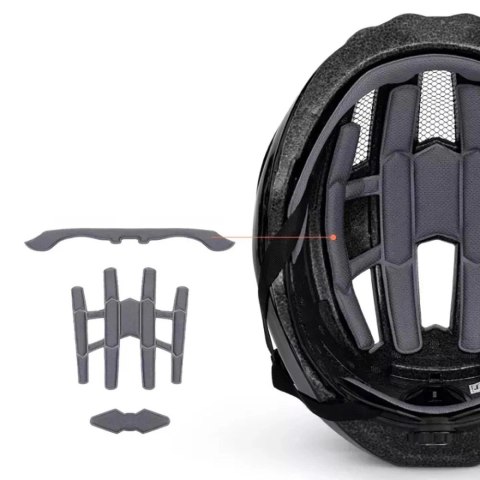 Kask rowerowy Rockbros ZK-013BK rozmiar uniwersalny 55-60cm - czarny Kask rowerowy Rockbros ZK-013BK rozmiar uniwersalny 55-60cm - czarny
