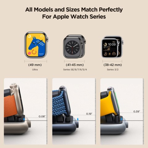 Ładowarka bezprzewodowa Joyroom JR-WQW03 na smartwatche Apple Watch - czarny Ładowarka bezprzewodowa Joyroom JR-WQW03 na smartwatche Apple Watch - czarny