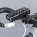 Lampka rowerowa Rockbros 24310002001 850 lm z funkcją powerbanku + kabel USB-C - USB-A - czarna