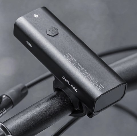 Lampka rowerowa przednia Rockbros 24710012001 800 lm + kabel USB-C - USB-A - czarna Lampka rowerowa przednia Rockbros 24710012001 800 lm + kabel USB-C - USB-A - czarna
