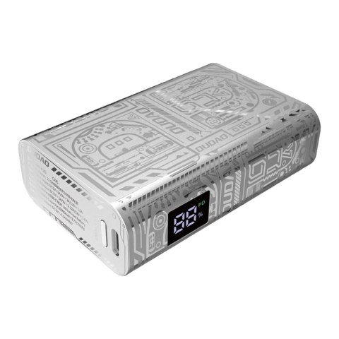 Powerbank Dudao K20 USB-A / USB-C 10000mAh 22.5W - srebrny Powerbank Dudao K20 USB-A / USB-C 10000mAh 22.5W - srebrny