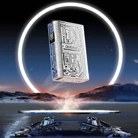 Powerbank Dudao K20 USB-A / USB-C 10000mAh 22.5W - srebrny Powerbank Dudao K20 USB-A / USB-C 10000mAh 22.5W - srebrny