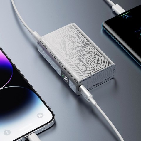 Powerbank Dudao K20 USB-A / USB-C 10000mAh 22.5W - srebrny Powerbank Dudao K20 USB-A / USB-C 10000mAh 22.5W - srebrny