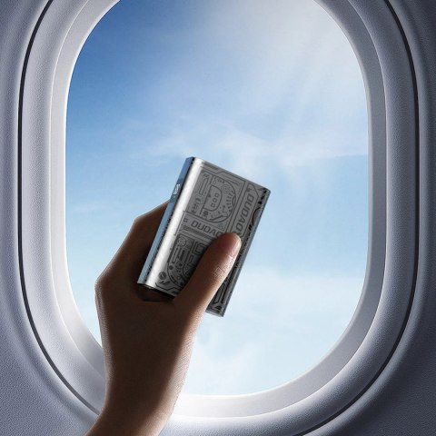 Powerbank Dudao K20 USB-A / USB-C 10000mAh 22.5W - srebrny Powerbank Dudao K20 USB-A / USB-C 10000mAh 22.5W - srebrny