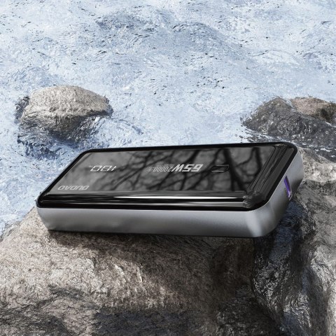 Powerbank Dudao K65 20000mAh 65W 1x USB-C 2x USB-A z wyświetlaczem - czarny Powerbank Dudao K65 20000mAh 65W 1x USB-C 2x USB-A z wyświetlaczem - czarny
