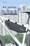 Sakwa rowerowa Rockbros AS-043 na rzepy 3l - czarna