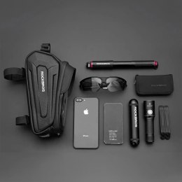 Sakwa rowerowa Rockbros B68-1 na ramę pancerna z kieszonką na telefon 1.7l - czarna